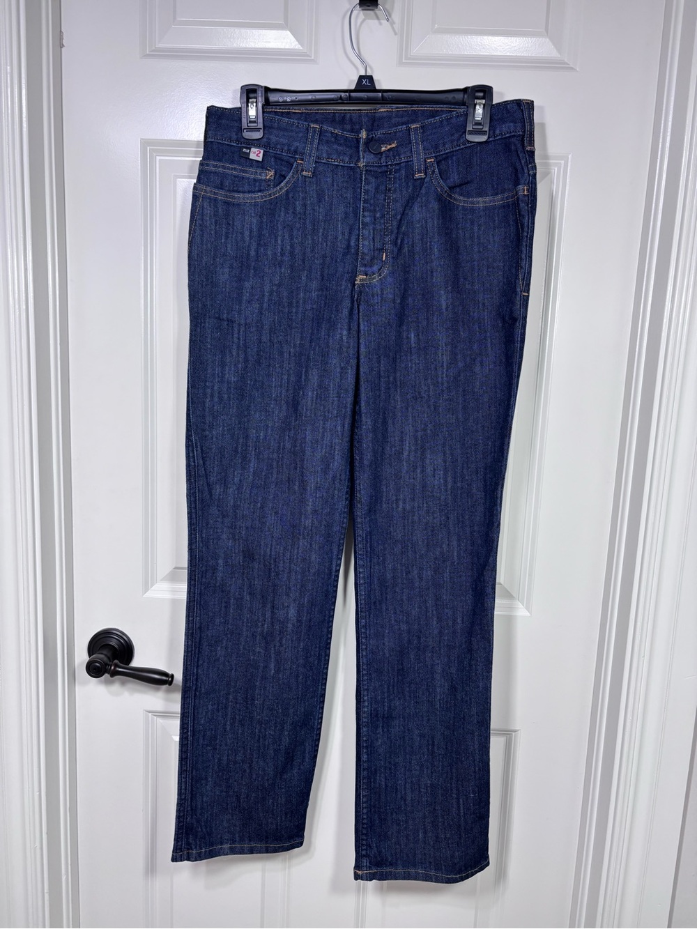 Carhartt FR 2112/Category 2 Straight Leg Jeans Women’s 8 Short Dark Wash